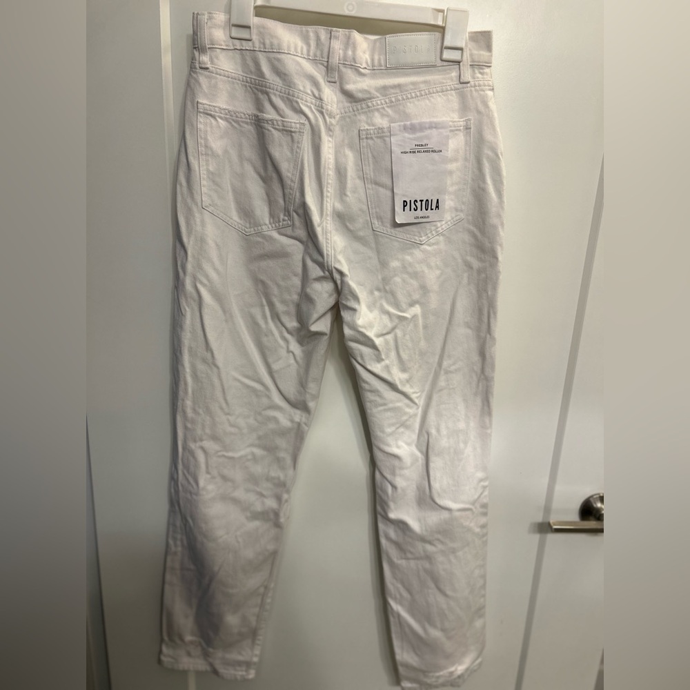 NWT Pistola High Rise Presley Relaxed Roller Jeans - Picture 9 of 13